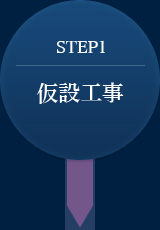 STEP01 仮設工事